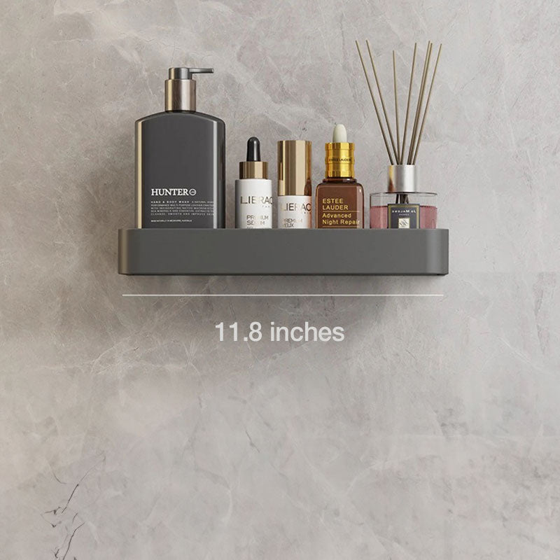 UrbanShelf – Modern Floating Bathroom Shelves with Adhesive Installation and Towel Holder