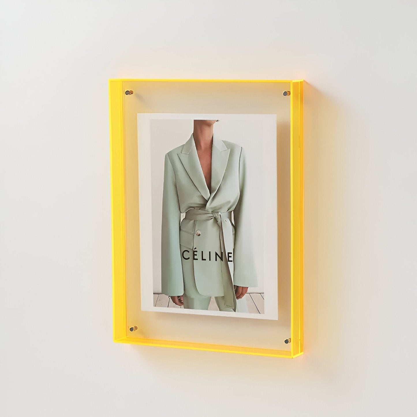 AcryGlow – Transparent Picture Frame with Modern Minimalist Design
