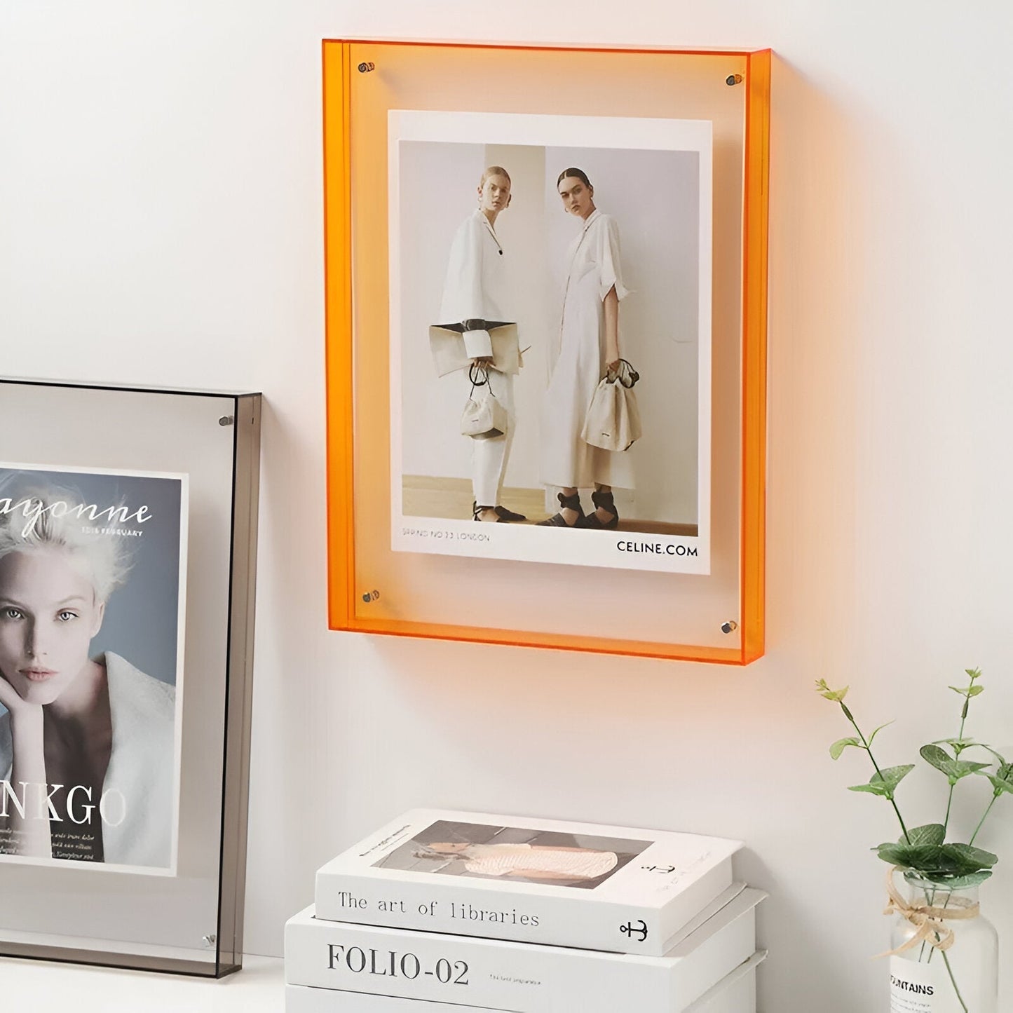 AcryGlow – Transparent Picture Frame with Modern Minimalist Design