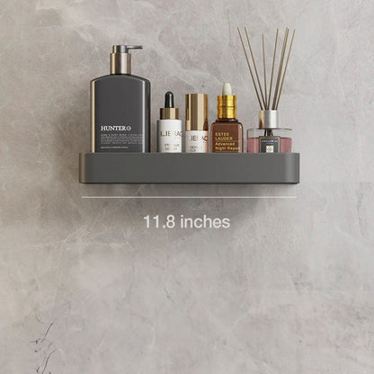 UrbanShelf – Modern Floating Bathroom Shelves with Adhesive Installation and Towel Holder