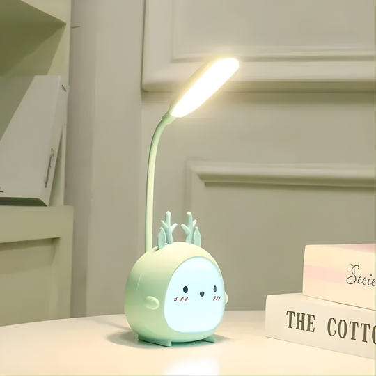 Gentle LED Reading Lamp with Flexible Neck and USB Connection