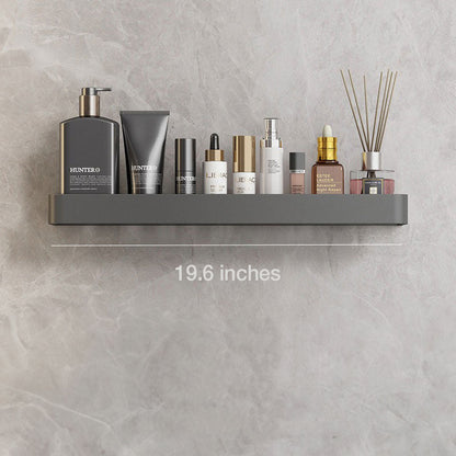 UrbanShelf – Modern Floating Bathroom Shelves with Adhesive Installation and Towel Holder