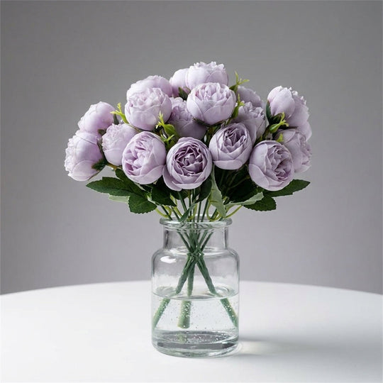 Artificial Peony Bouquet with Realistic Blooms