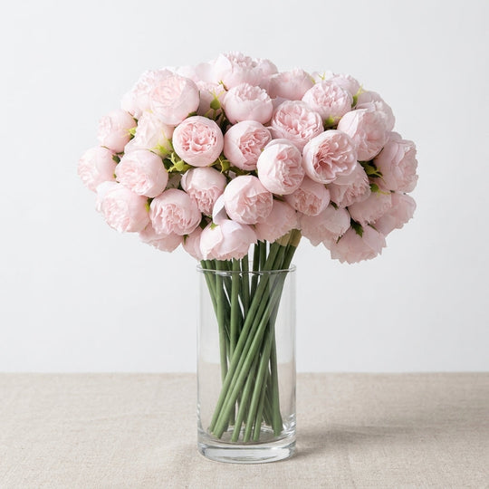 Artificial Peony Bouquet with Realistic Blooms