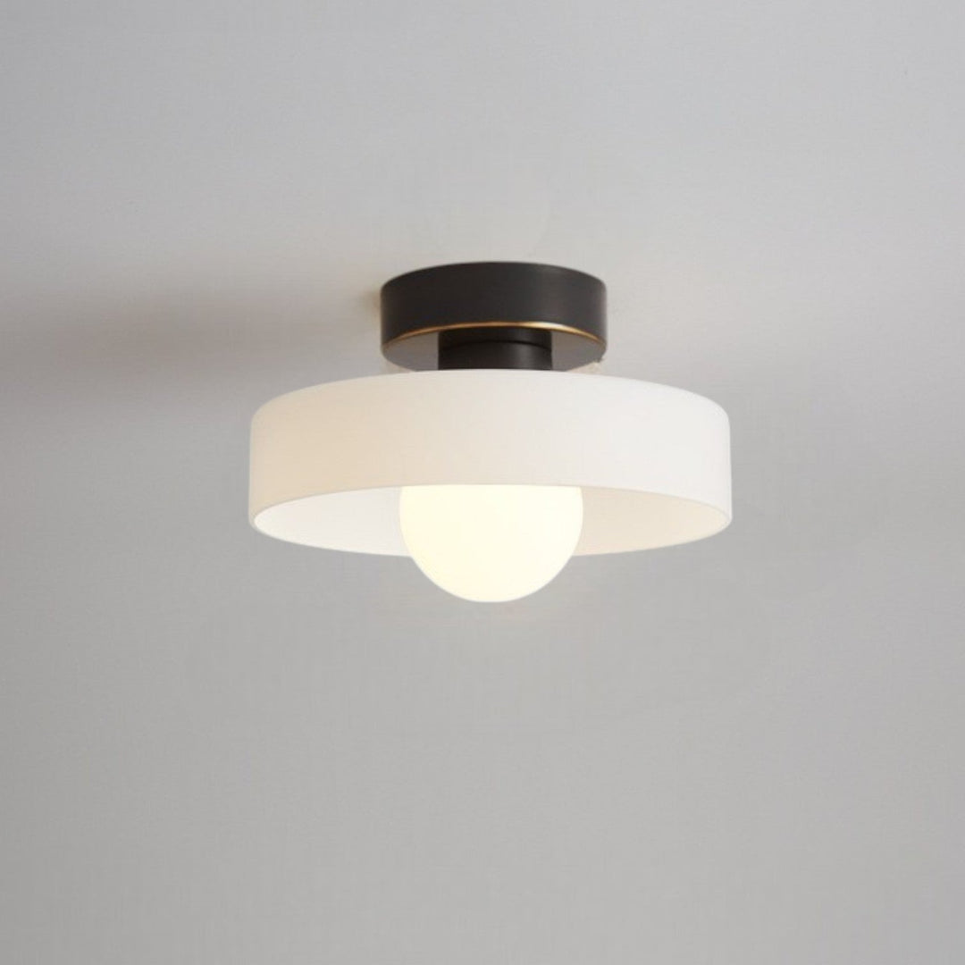 Bauhaus Round Copper Ceiling Light Modern Design