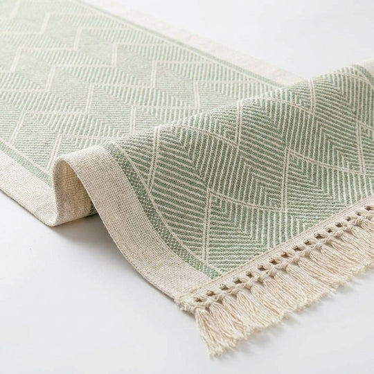 Elegant Table Runner with Woven Texture