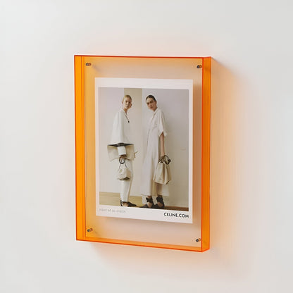 AcryGlow – Transparent Picture Frame with Modern Minimalist Design