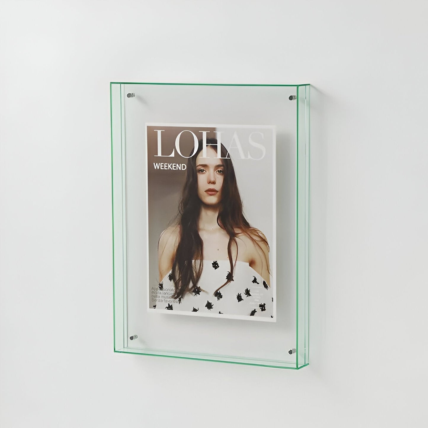 AcryGlow – Transparent Picture Frame with Modern Minimalist Design