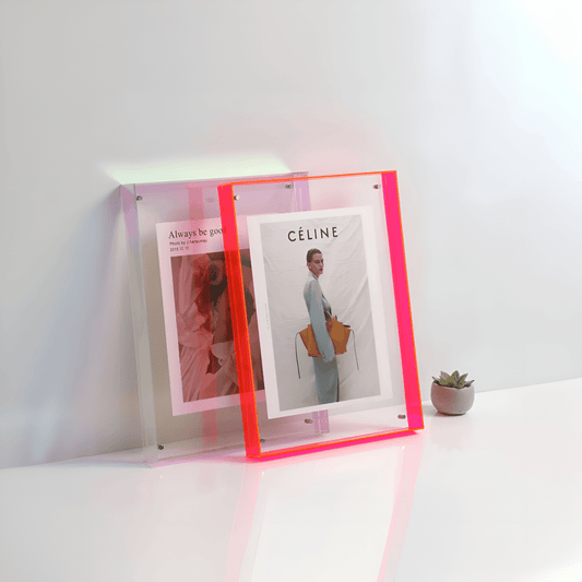 AcryGlow – Transparent Picture Frame with Modern Minimalist Design