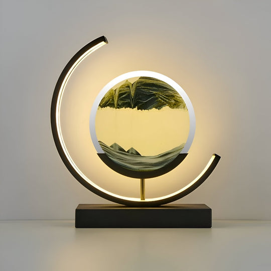 Virelle - LED Sand Lamp with Remote Control made of Glass, Dimmable