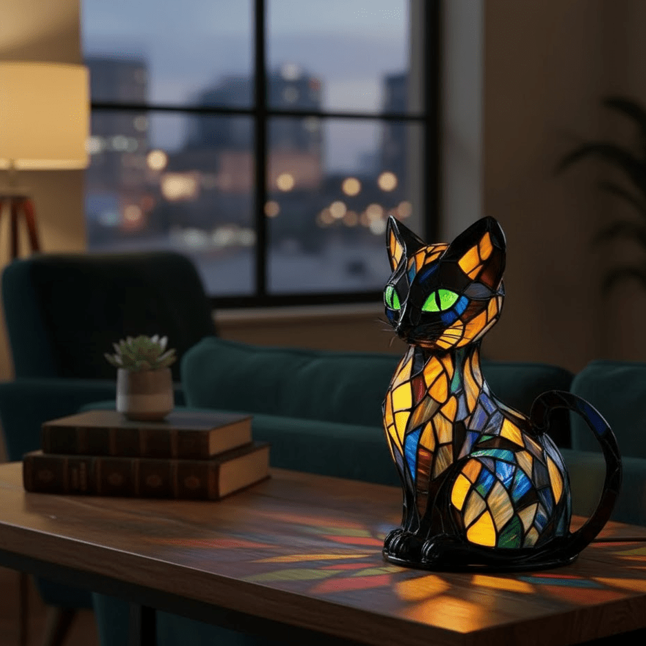 Lumikat – Handmade LED Cat Lamp for Coziness &amp; Gifts