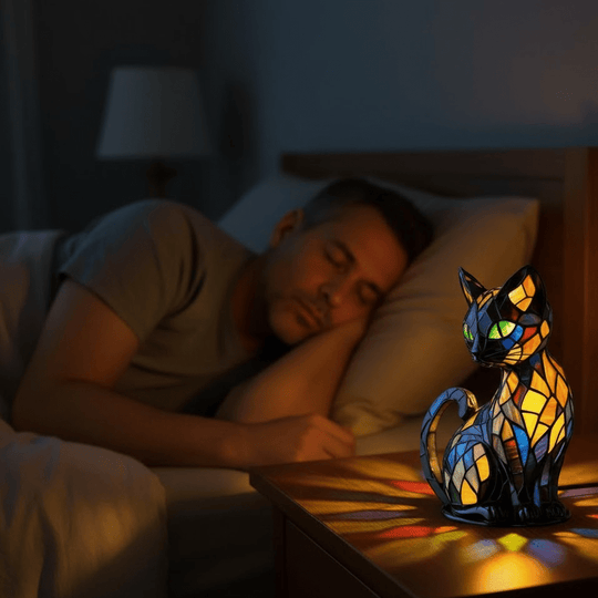Lumikat – Handmade LED Cat Lamp for Coziness &amp; Gifts