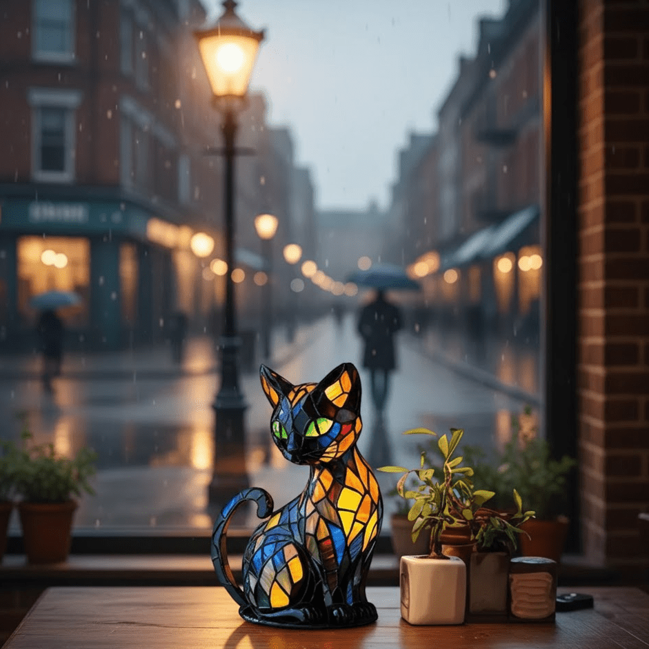 Lumikat – Handmade LED Cat Lamp for Coziness &amp; Gifts