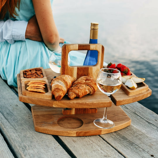 Caddy – Wine &amp; Aperitif Table for Outdoor Use