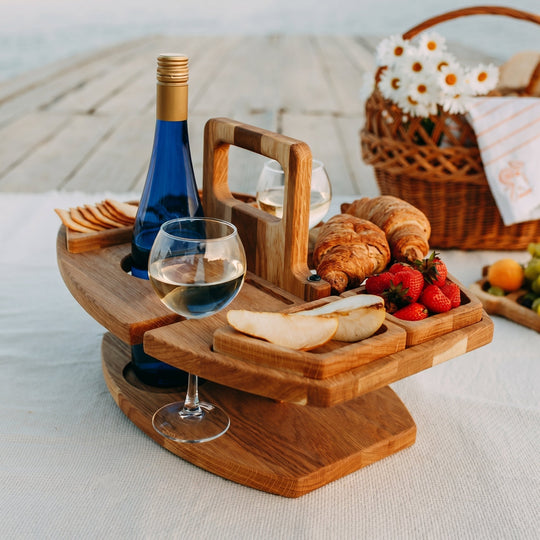 Caddy – Wine &amp; Aperitif Table for Outdoor Use